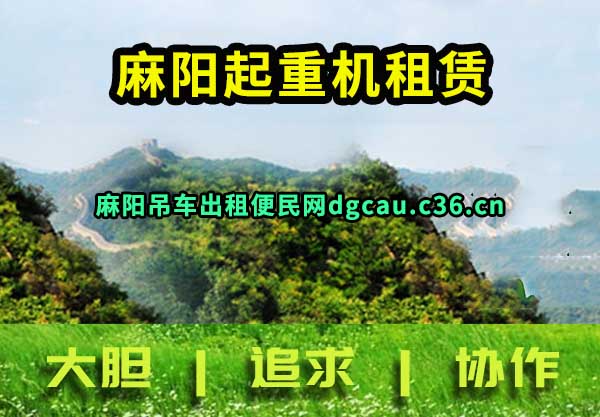 麻阳起重机租赁