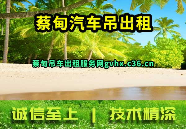 蔡甸汽车吊出租