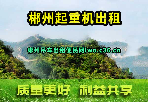 郴州起重机出租