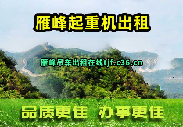 雁峰起重机出租
